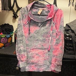 MV Sport Pink and Gray Women's Sweater